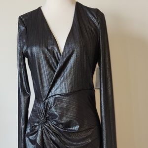 GUESS BLACK AND SILVER DRESS - NEW WITH TAGS